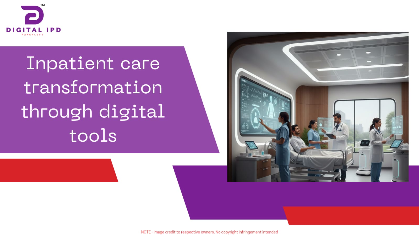Inpatient care transformation through digital tools