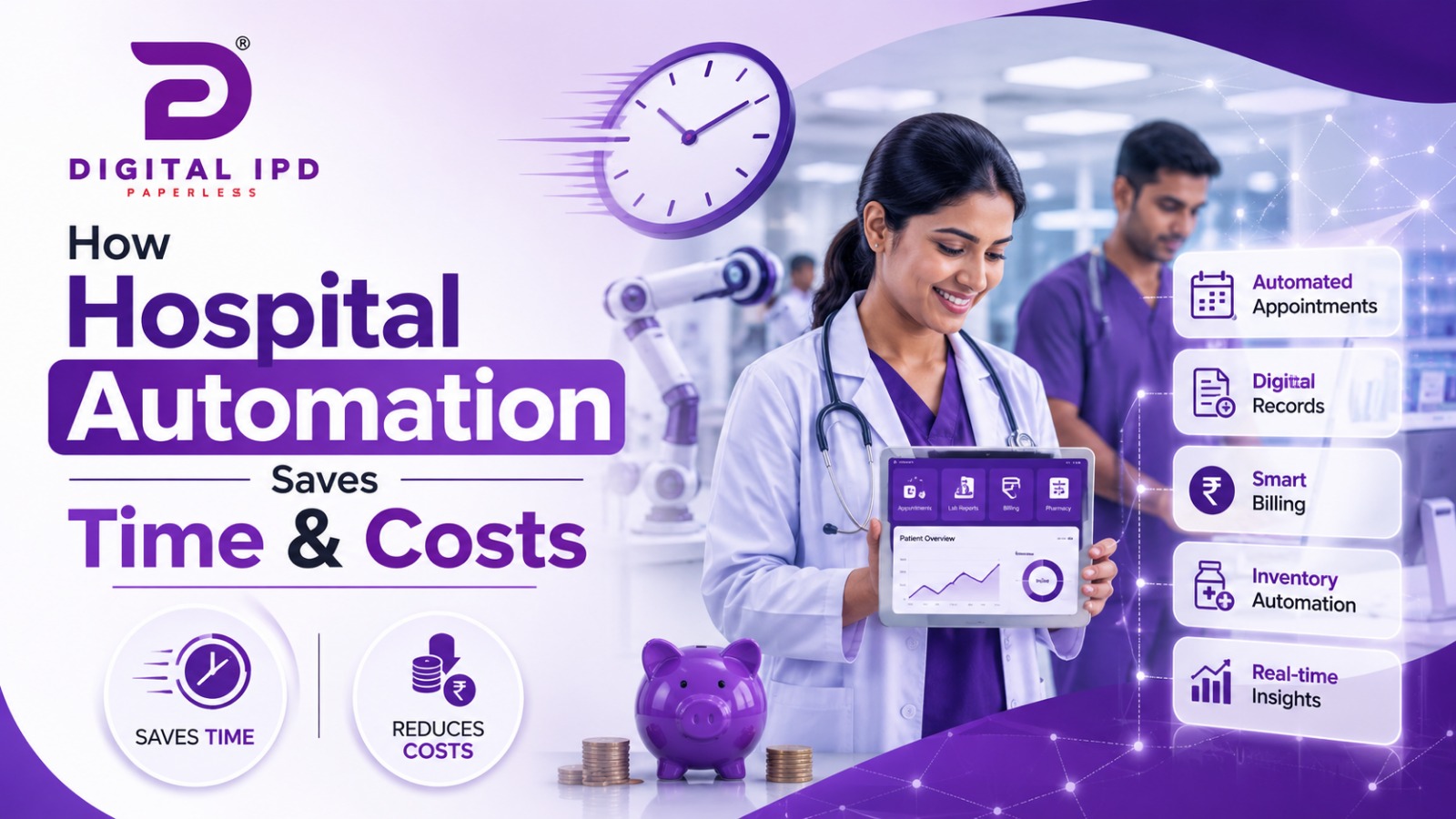 How Hospital Automation Saves Time & Costs